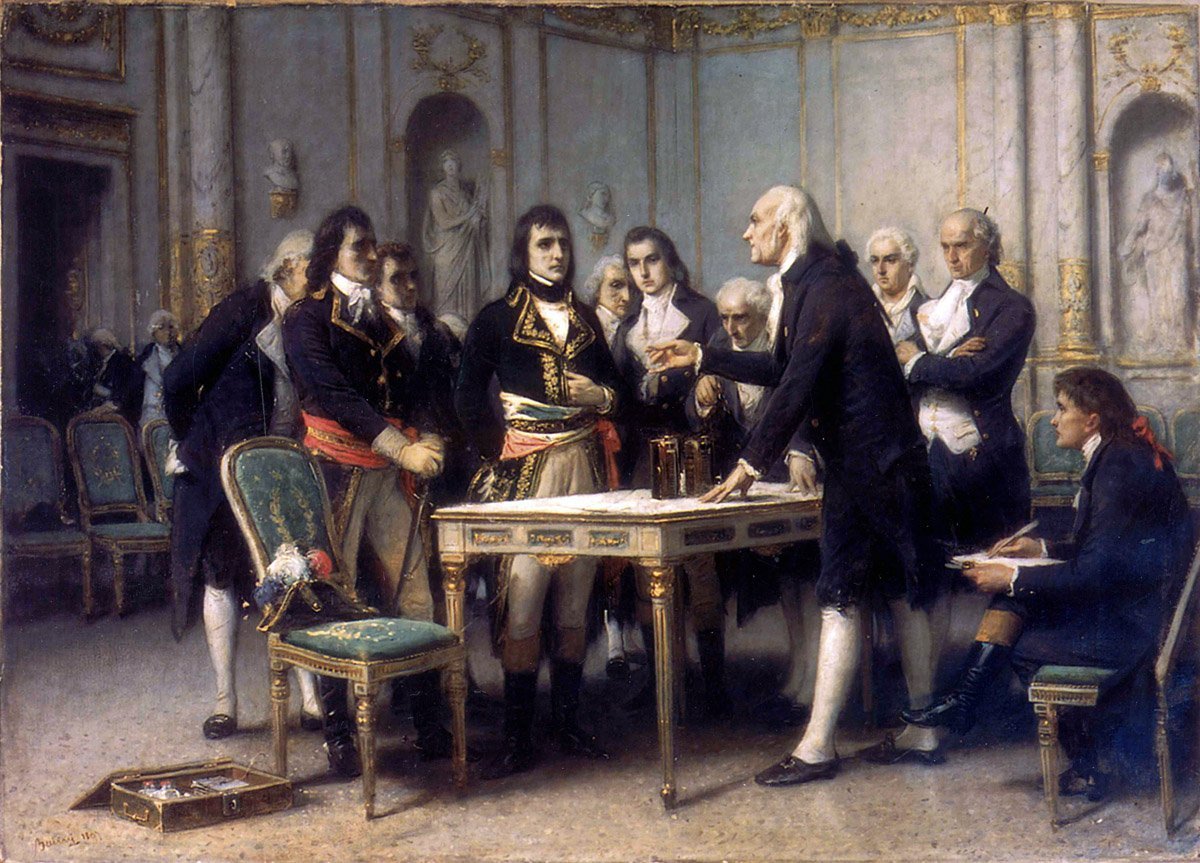 Alessandro Volta demonstrating his battery to Napoleon in 1801 Painting by Giuseppe Bertini 1 — Луїджі Роландо — матеріалізм і експериментальна нейрофізіологія