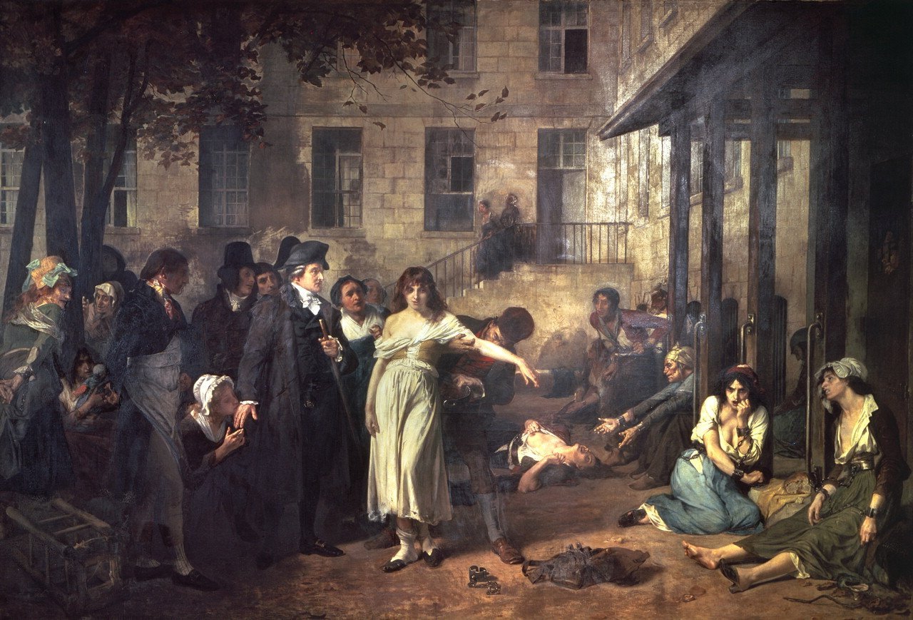 Philippe Pinel a la Salpetriere — Філіпп Пінель і революція в психіатрії