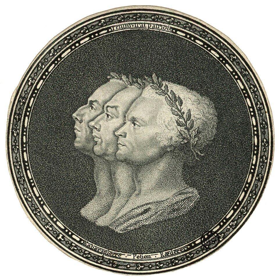 Triumvirat patriote Robespierre Petion et Roederer — П’єр Луї Редерер. Матеріалізм, механіцизм і філософія суспільної організації в епоху Просвітництва